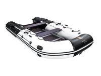 купить Лодка ПВХ РИВЬЕРА Максима 3800 СК "Комби" светло-серый/черный в Москве - фото 