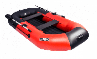 купить Гребная лодка ПВХ ТАЙМЕНЬ N-270 НД красно-чёрный в Москве - фото 