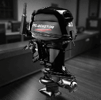 купить 2х-тактный лодочный мотор ГЛАДИАТОР G40FH (водомет) в Москве - фото 