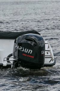 купить 4х-тактный лодочный мотор PARSUN F130FEX-T EFI Б/У в Москве - фото 