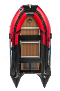 купить Лодка ПВХ STORMLINE Flexiteek 360 (черно-зеленая/красно-черная) в Москве - фото 