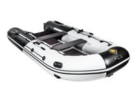купить Лодка ПВХ РИВЬЕРА Максима 3600 СК "Комби" светло-серый/черный в Москве - фото 
