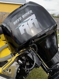 купить 4х-тактный лодочный мотор REEF RIDER RREF60FUEL-T  Б/У в Москве - фото 