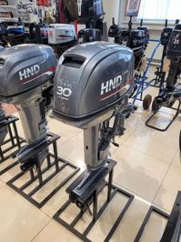 купить 2х-тактный лодочный мотор HND OB30 ERS Б/У в Москве - фото 