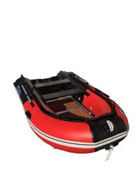 купить Лодка ПВХ STORMLINE Flexiteek 340 (черно-зеленая/красно-черная) в Москве - фото 