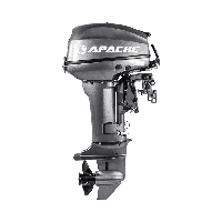 купить 2х-тактный лодочный мотор APACHE T9.9 BS в Москве - фото 