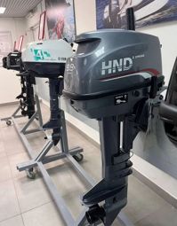 купить 2х-тактный лодочный мотор HND OB9.8 HS Б/У в Москве - фото 