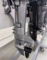 купить 2х-тактный лодочный мотор HND OB9.8 HS Б/У в Москве - фото 