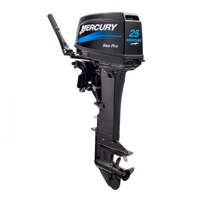 купить Лодка ПВХ BADGER SL 390 AL + 2х-тактный лодочный мотор MERCURY ME 25 M SEAPRO в Москве - фото 