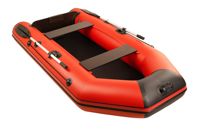 купить Лодка ПВХ АКВА 2800 Красный - чёрный в Москве - фото 