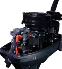 купить 2х-тактный лодочный мотор HINGAN 9.9 л.с. PRO в Москве - фото 