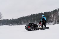 купить Мотобуксировщик FLAIZER GE500 1450 HP15 Maximum (2024) в Москве - фото 