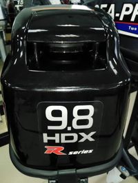 купить 2х-тактный лодочный мотор HDX R SERIES T 9.8 BMS Б/У в Москве - фото 