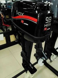 купить 2х-тактный лодочный мотор HDX R SERIES T 9.8 BMS Б/У в Москве - фото 