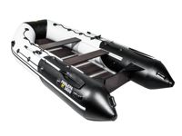 купить Лодка ПВХ РИВЬЕРА Максима 3600 СК "Комби" светло-серый/черный в Москве - фото 