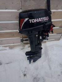 купить 2х-тактный лодочный мотор TOHATSU M15 S Б/У в Москве - фото 