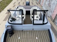 купить Комплект Алюминиевая лодка (катер) Mikatsu (Микатсу) 470 (Z43) Premium + мотор Sharmax SMF60FEL-T EFI в Москве - фото 