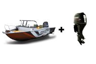 купить Комплект Алюминиевая лодка (катер) Mikatsu (Микатсу) 570 (Z43) Standard + мотор Hidea HDEF 115 FEL-T EFI в Москве - фото 