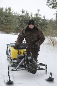 купить Мотобуксировщик РЫБАК PKD. PSD 15 л.с. (длинная база 1430мм) в Москве - фото 