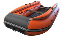 купить Лодка ПВХ ORCA 380 НД с фальшбортом оранжевый/черный в Москве - фото 