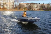 купить Лодка ПВХ ФЛАГМАН DK 350 + 4х-тактный лодочный мотор PARSUN F9.9BMS в Москве - фото 