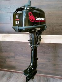 купить 2х-тактный лодочный мотор GOLFSTREAM Т 5.8 ВМS Б/У в Москве - фото 
