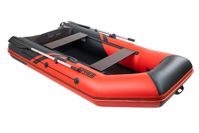 купить Лодка ПВХ БРОНЯ 280 Красный - чёрный в Москве - фото 