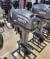 купить 2х-тактный лодочный мотор HND OB9.9 HS PRO Б/У в Москве - фото 
