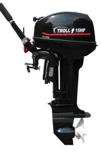 купить 2х-тактный лодочный мотор TROLL T15S в Москве - фото 