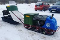 купить Мотобуксировщик MOTODOG 500 (9 л.с. передний привод) в Москве - фото 