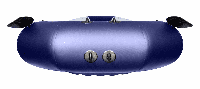 купить Гребная лодка ПВХ ТАЙМЕНЬ N-270 НД серый-синий в Москве - фото 