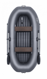 купить Гребная лодка ПВХ ТАЙМЕНЬ V-290 НД графит в Москве - фото 