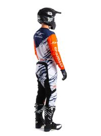 купить Мотоштаны Sharmax White-Orange в Москве - фото 