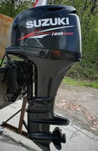 купить 4х-тактный лодочный мотор SUZUKI DF60ATL Б/У в Москве - фото 