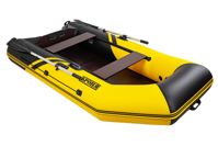 купить Лодка ПВХ БРОНЯ 280 СК Жёлтый - чёрный в Москве - фото 