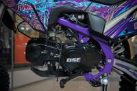 купить Мотоцикл BSE MX 125 17/14 Purple Dragon PITBIKE в Москве - фото 