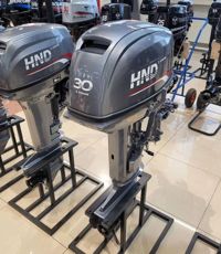 купить 2х-тактный лодочный мотор HND OB30 HS Б/У в Москве - фото 