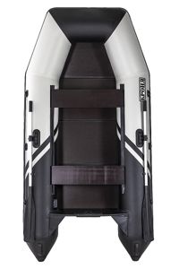 купить Лодка ПВХ БРОНЯ 280 Белый - чёрный в Москве - фото 