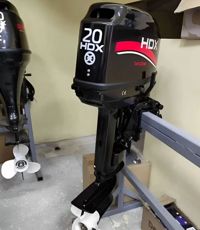 купить 2х-тактный лодочный мотор HDX T20BMS Б/У в Москве - фото 