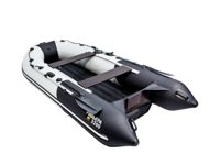 купить Лодка ПВХ РИВЬЕРА Компакт 3200 нднд "комби" светло-серый/черный в Москве - фото 