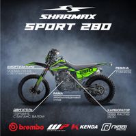 купить Мотоцикл кроссовый эндуро SHARMAX Sport 280 (2024) в Москве - фото 