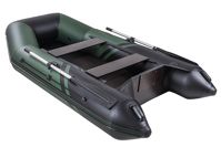 купить Лодка ПВХ БРОНЯ 280 Зелёный - чёрный в Москве - фото 