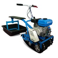 купить Мотобуксировщик НЕВА МС-1К с санями и сиденьем в Москве - фото 