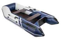 купить Лодка ПВХ БРОНЯ 280 СК Белый - синий в Москве - фото 