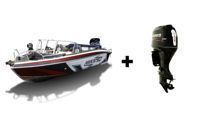 купить Комплект Алюминиевая лодка (катер) Mikatsu (Микатсу) 590 (Z99) Premium + мотор Hidea HDEF 115 FEL-T EFI в Москве - фото 