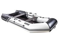 купить Лодка ПВХ БРОНЯ 320 С Белый - чёрный в Москве - фото 