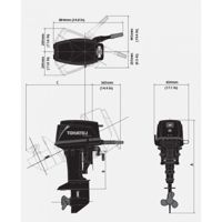 купить 2х-тактный лодочный мотор TOHATSU M 25 S в Москве - фото 