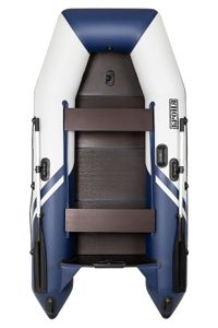 купить Лодка ПВХ БРОНЯ 280 СК Белый - синий в Москве - фото 