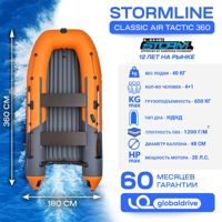 купить Лодка ПВХ STORMLINE Air Classic Tactic 360 в Москве - фото 