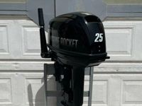 купить 2х-тактный лодочный мотор MARINE ROCKET MR25FHS Б/У в Москве - фото 